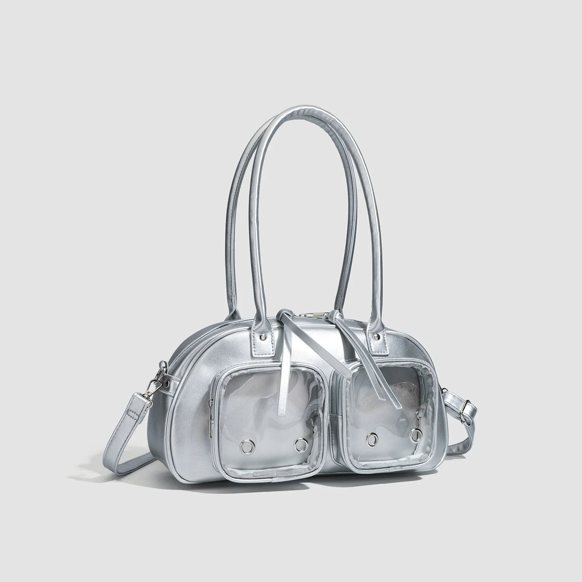 Tote 2025 Spring New Zipper PU Bow Pillow Bag Single Shoulder Underarm Bag Women's Second Dimension Medium Food Pain Women