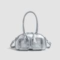 Tote 2025 Spring New Zipper PU Bow Pillow Bag Single Shoulder Underarm Bag Women's Second Dimension Medium Food Pain Women