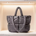 Tote Bag Cross-border Women's Large Quilted Puffer Down Tote Bag Puffer Shoulder Bag Pillow Shopping Bag