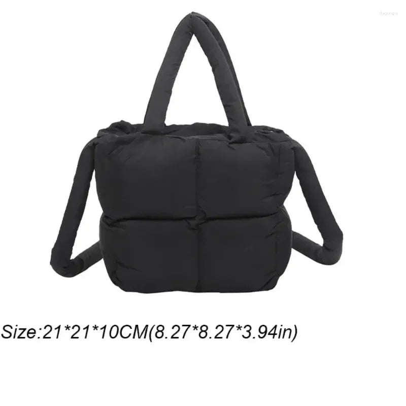 Tote Bag Handbag Cross-body Bag Lightweight Pillow Shopper Bag Puffer Women Travel Bag