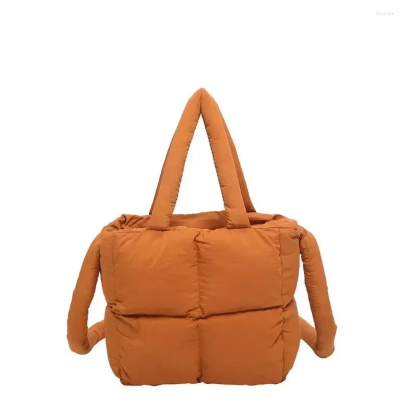 Tote Bag Handbag Cross-body Bag Lightweight Pillow Shopper Bag Puffer Women Travel Bag