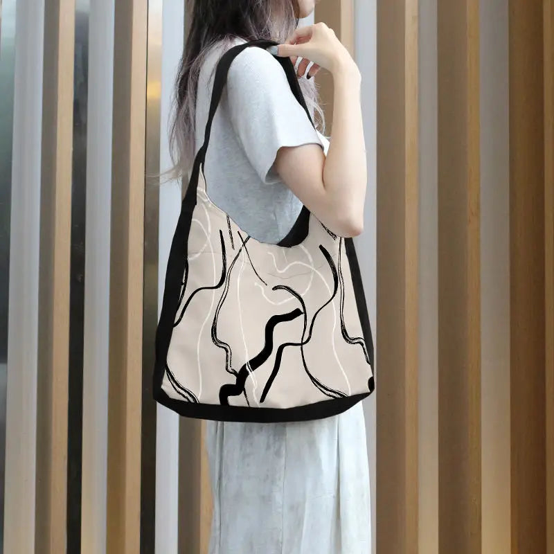 Tote Casual Ladies custom made Canvas Crossbody Handbags Fashion Shoulder Underarm Bag Women's Promotional Wholesale