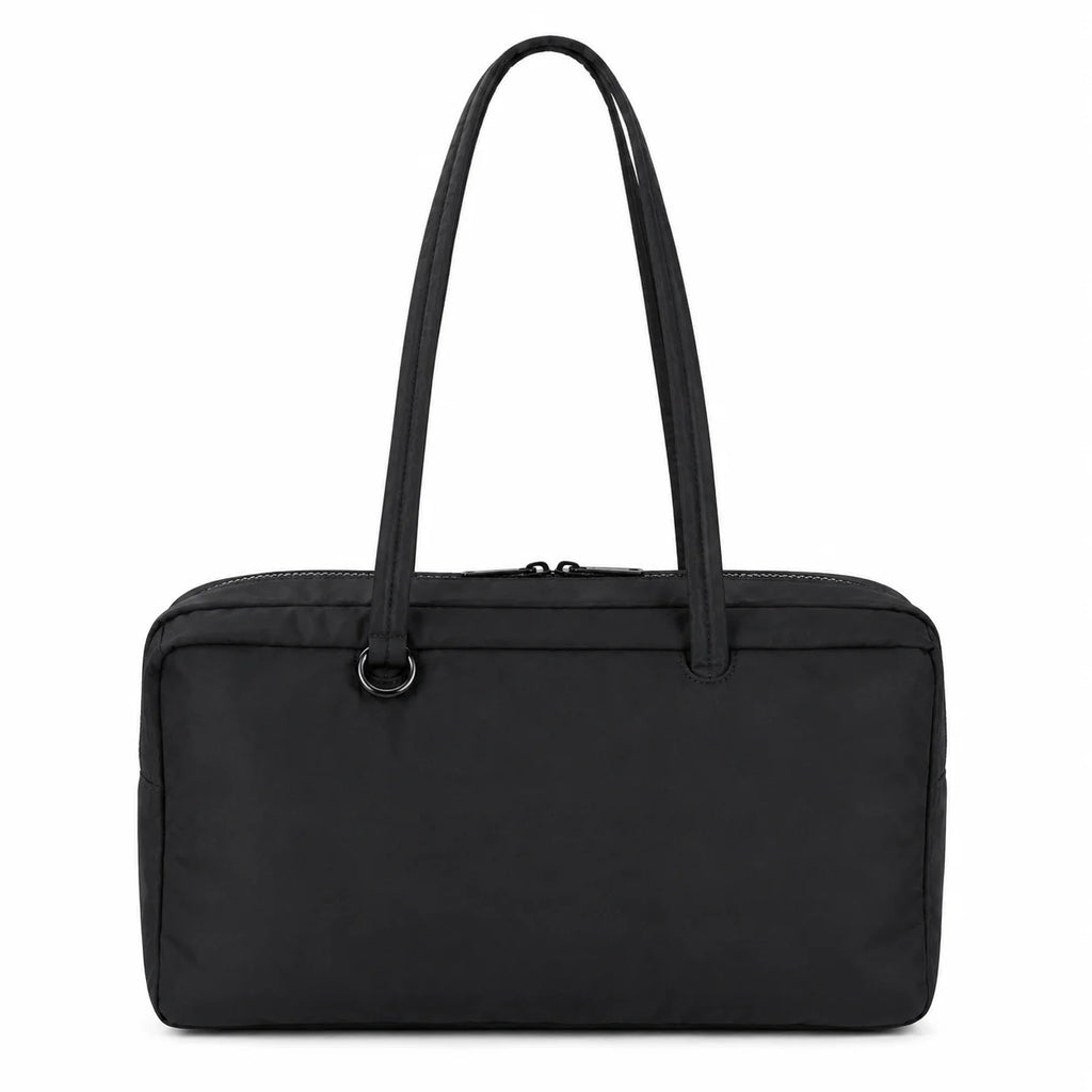 Tote with Verified Factory Checked Canvas TOROS Hobo Long Strap | Private Label Tablet Shoulder Bag | 7-10 Days Sampling
