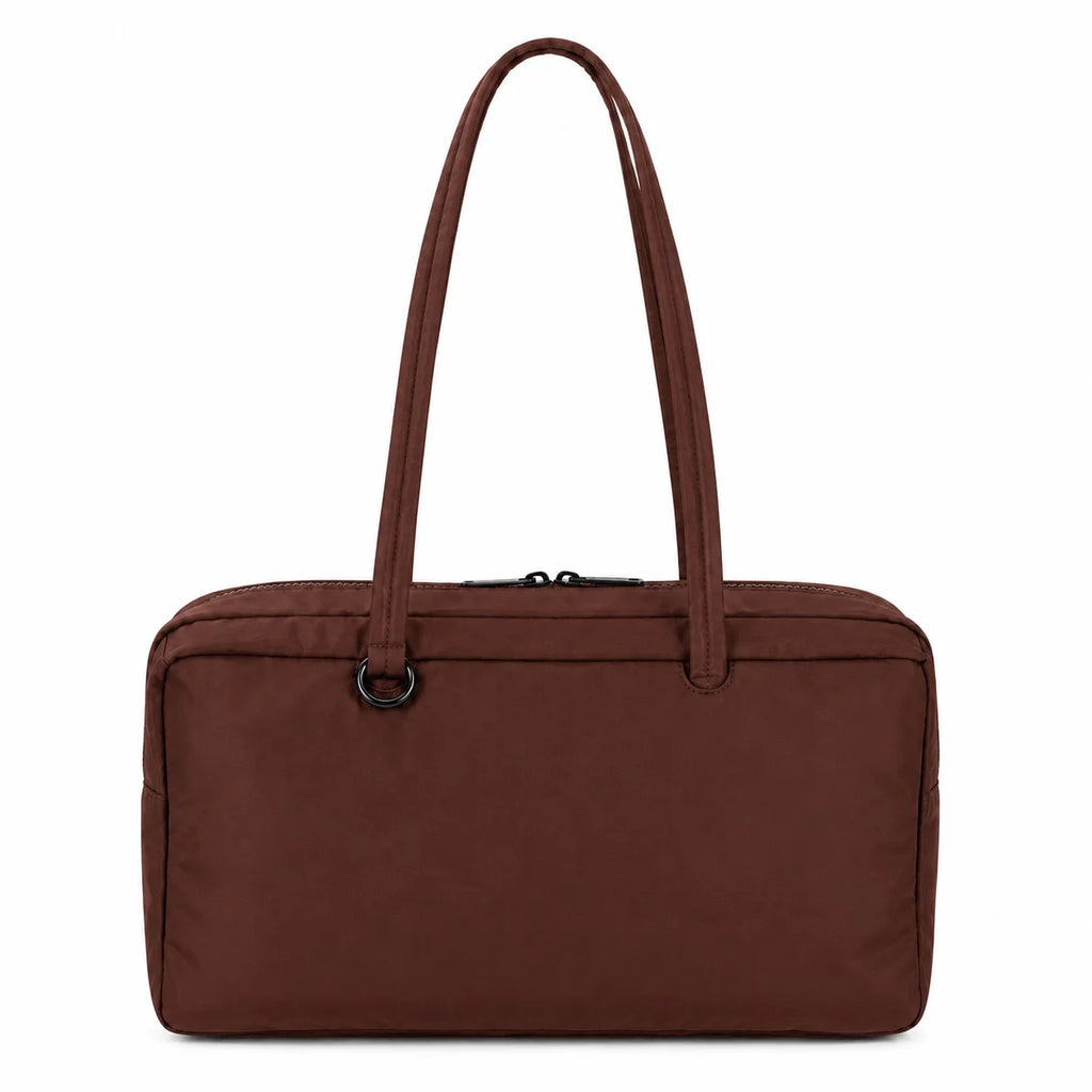 Tote with Verified Factory Checked Canvas TOROS Hobo Long Strap | Private Label Tablet Shoulder Bag | 7-10 Days Sampling