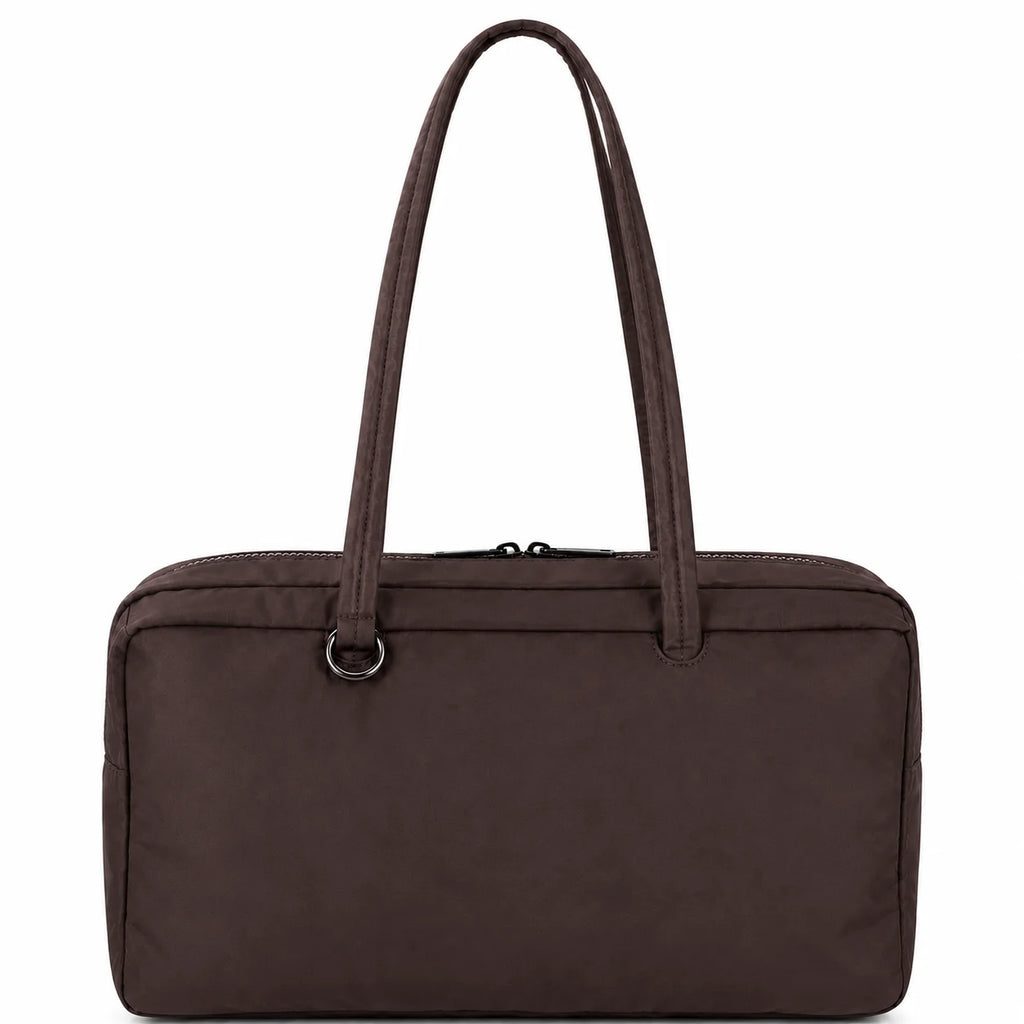 Tote with Verified Factory Checked Canvas TOROS Hobo Long Strap | Private Label Tablet Shoulder Bag | 7-10 Days Sampling