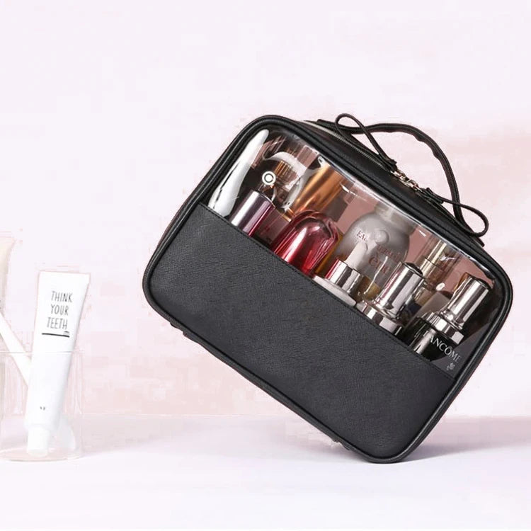Transparent Pvc Women clear Makeup Bags Organizer for Cosmetic