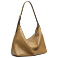Vegetable Tanned Cowhide Women's Shoulder Bags Underarm Bags Casual Hobo Bags Crossbody Bags Popular Genuine Leather Women Bags