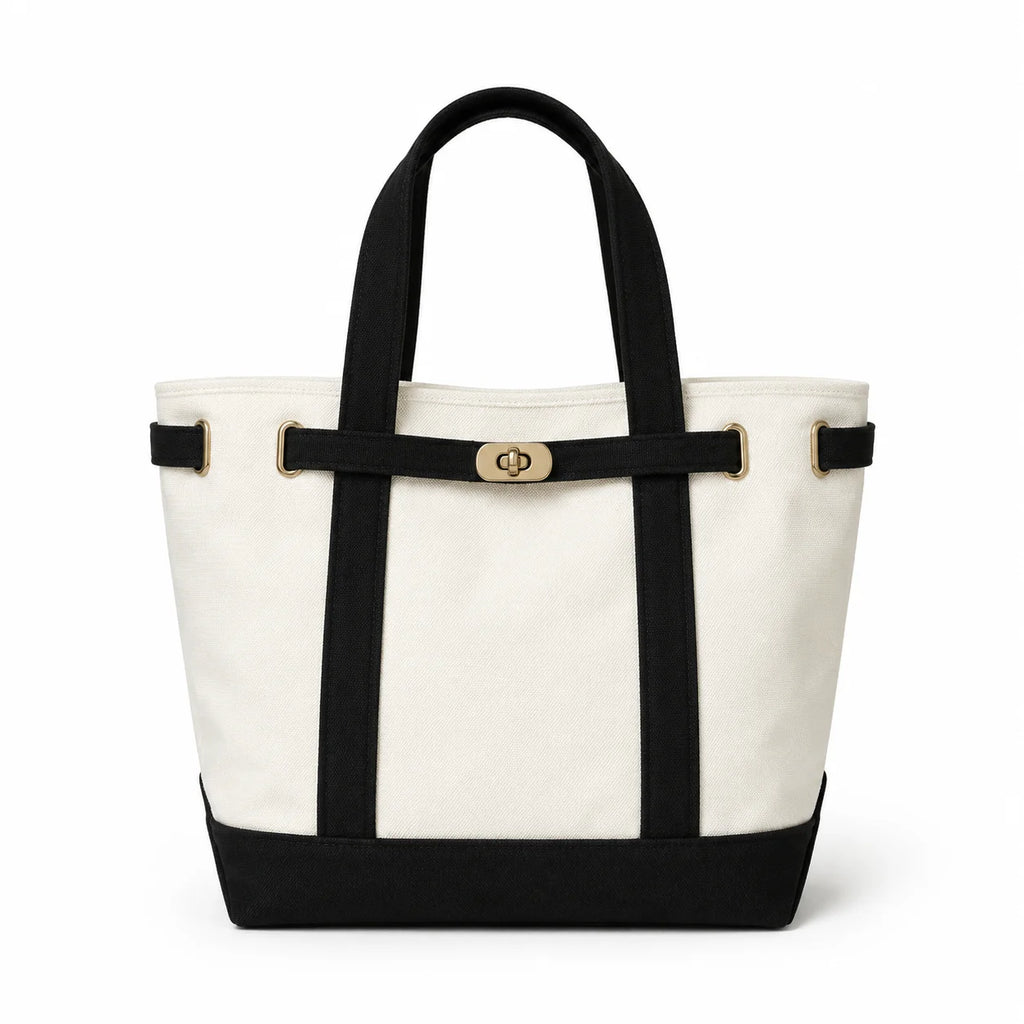 Verified GRS Recycled Canvas Heavy Duty Canvas Tote | Custom custom made Tote Bag Private Label | custom made Canvas Handbag for Boutique