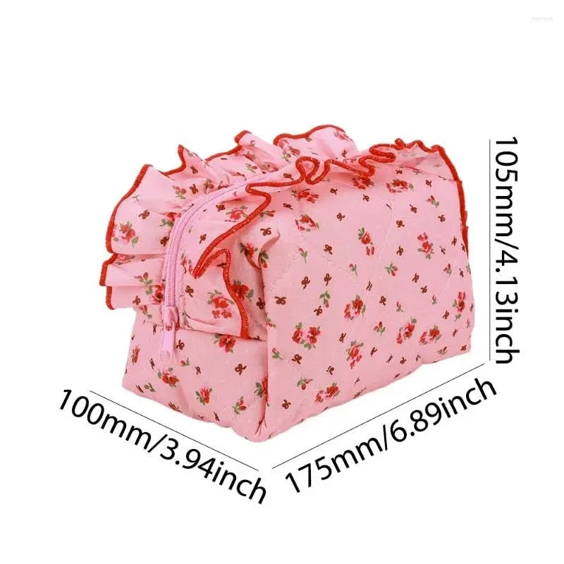 Waterproof Travel Soft Comfortable Cotton Lash Small Beauty Product Pouch Storage Make-up Custom Cosmetic Bag for Women