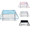 White clear Mini Makeup Travel Pvc Zipper Transparent Cosmetic Bag Large Capacity