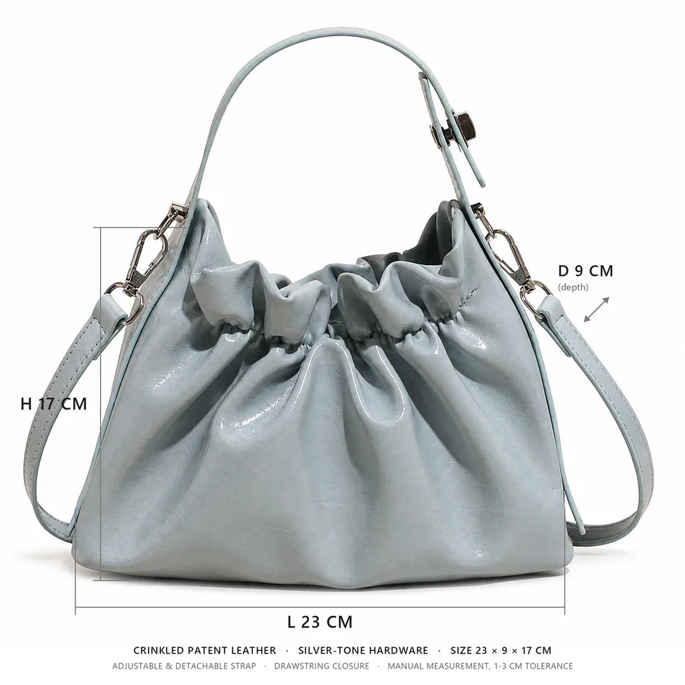 Wholesale Fashion Outdoor Candy Pattern Chains Single Strap Large Capacity Waterproof PU Polyester Lining Tote Bag