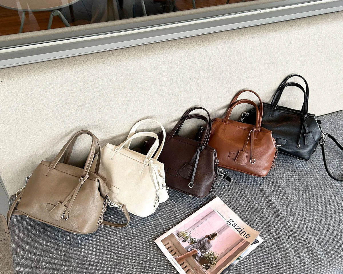 Wholesale Genuine Leather Ladies Bags New Simple Fashionable Soft Cowhide Women's Handbags Crossbody Bags