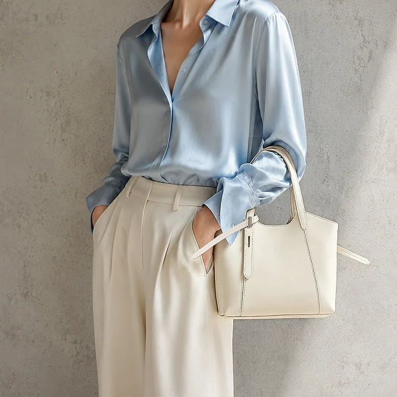 Wholesale Genuine Leather Women's Handbags Crossbody Bags New Simple Fashion Cowhide Ladies Bags Luxury Bags