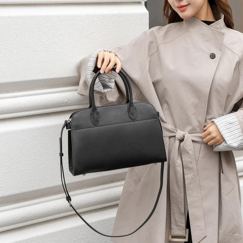 Wholesale Genuine Leather Women's Handbags Crossbody Shoulder Bags Hot Sale of Cowhide Large Handbags Popular Ladies Bags