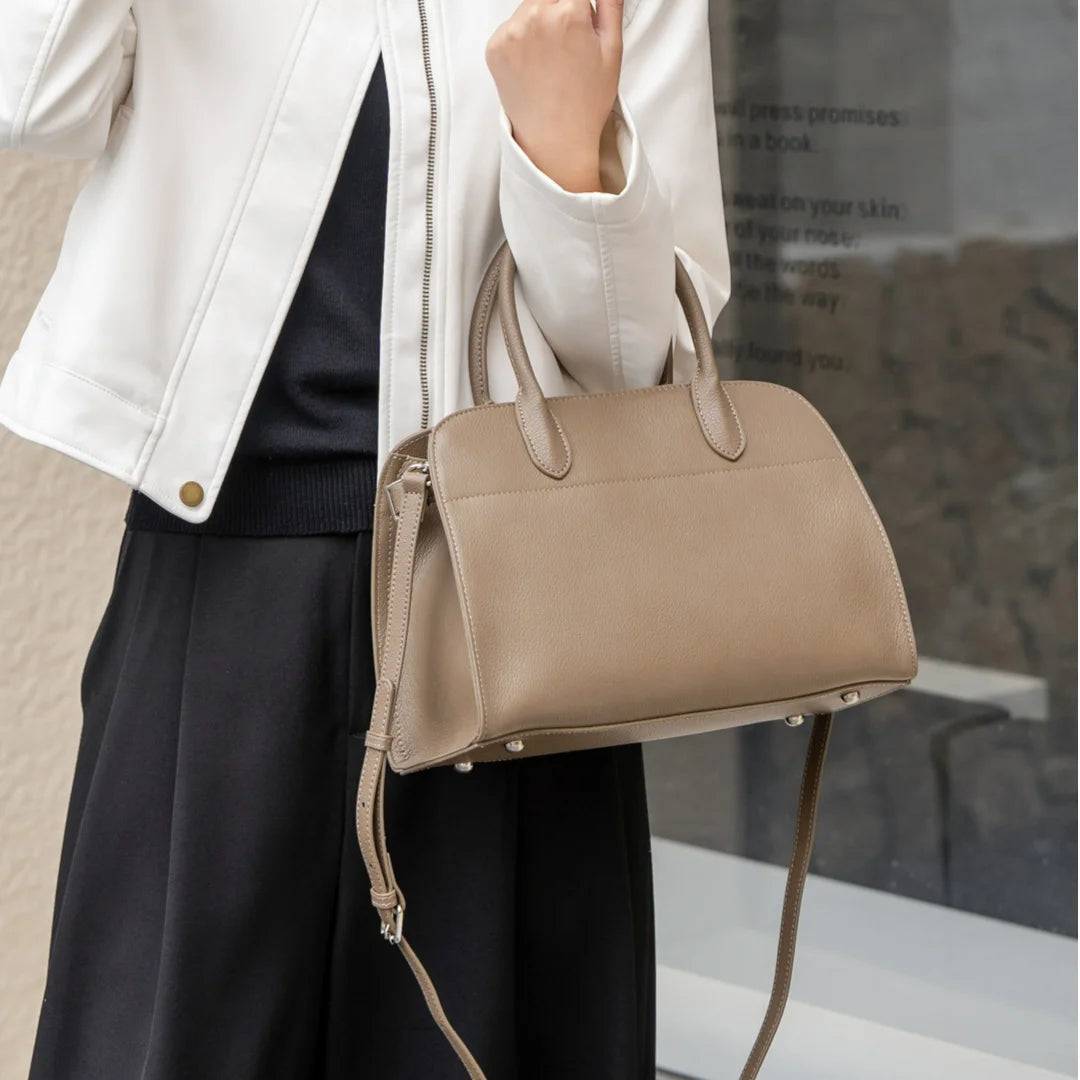 Wholesale Genuine Leather Women's Handbags Crossbody Shoulder Bags Hot Sale of Cowhide Large Handbags Popular Ladies Bags