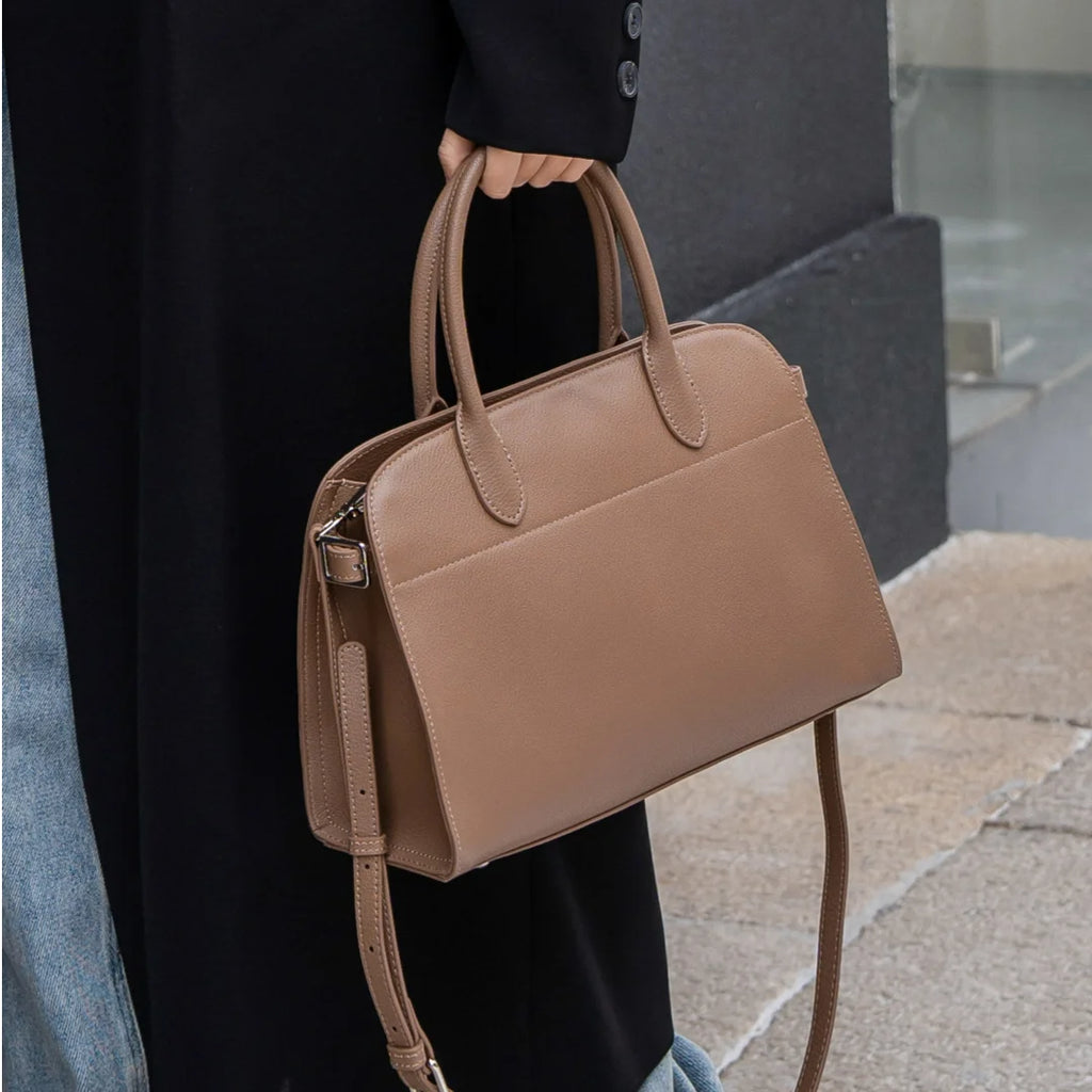 Wholesale Genuine Leather Women's Handbags Crossbody Shoulder Bags Hot Sale of Cowhide Large Handbags Popular Ladies Bags