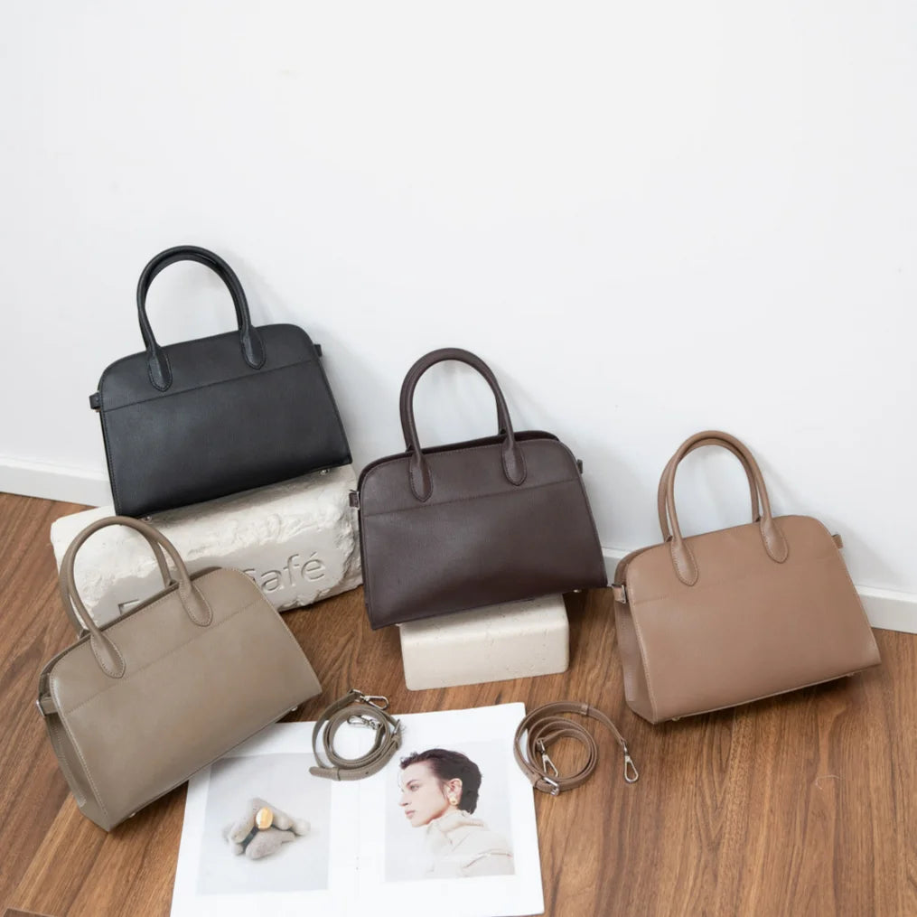 Wholesale Genuine Leather Women's Handbags Crossbody Shoulder Bags Hot Sale of Cowhide Large Handbags Popular Ladies Bags