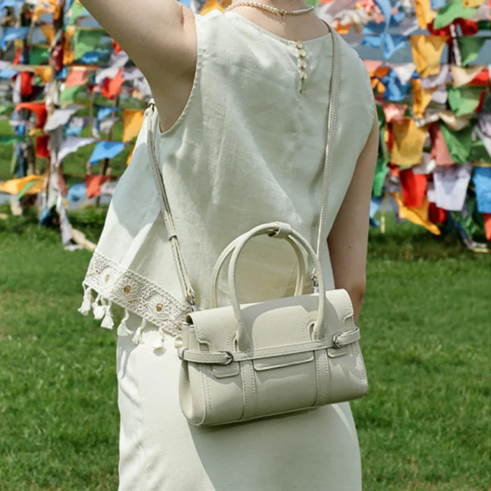 Wholesale Genuine Leather Women's Handbags Design Simple Fashion Cowhide Ladies Shoulder Bags Crossbody Bags
