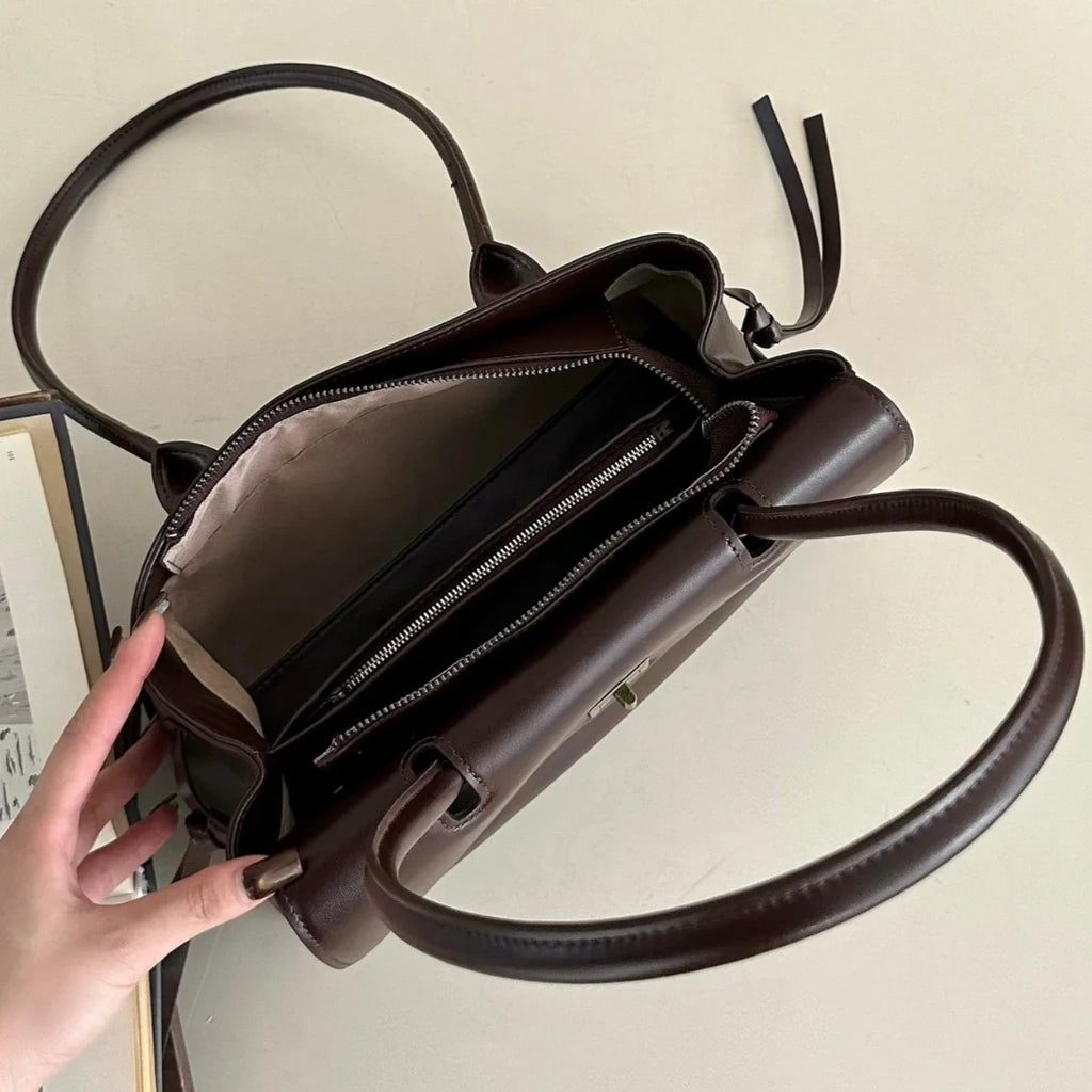 Wholesale Genuine Leather Women's Handbags Fashion Luxury Ladys Bags Hot Selling Cowhide Ladies Shoulder Bags Underarm Bags