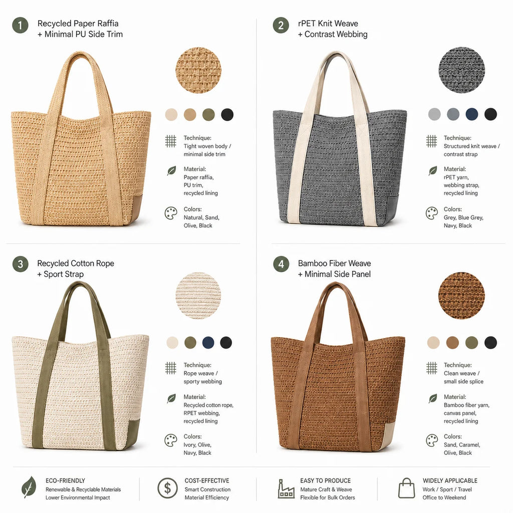 Wholesale Large Handmade Woven Straw Tote Bag Open Top Beach Shopper Handbag with Custom Leather Logo OEM Bulk Supply