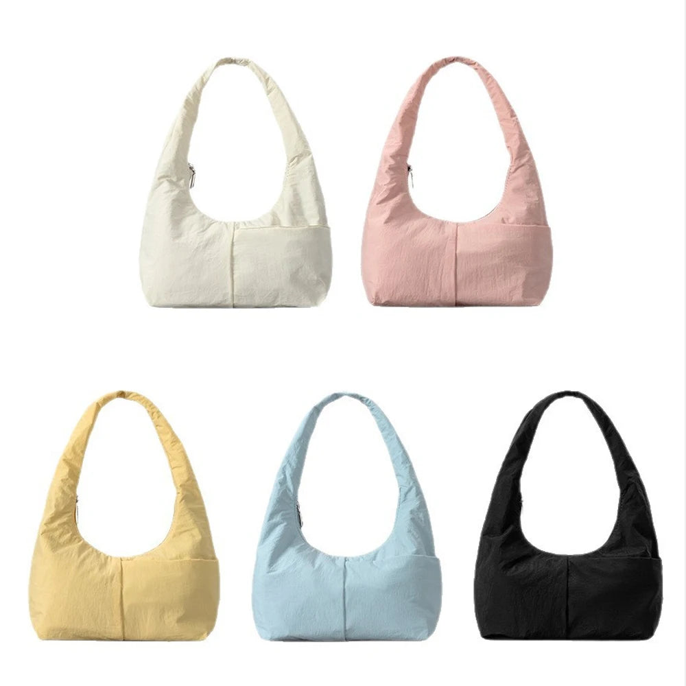 Wholesale Summer Custom Lightweight PU Handbag Minimalist High Quality Casual Soft Waterproof Underarm Shopping Shoulder Bag