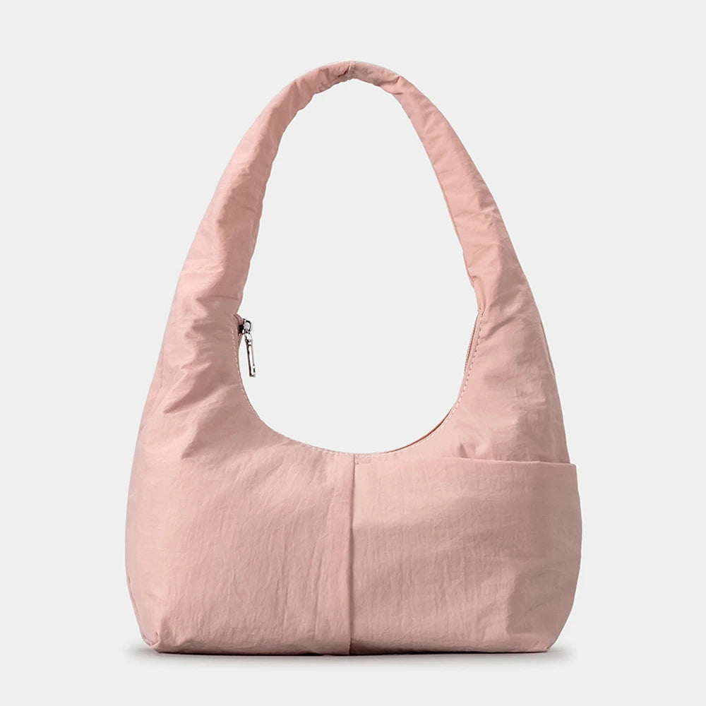 Wholesale Summer Custom Lightweight PU Handbag Minimalist High Quality Casual Soft Waterproof Underarm Shopping Shoulder Bag