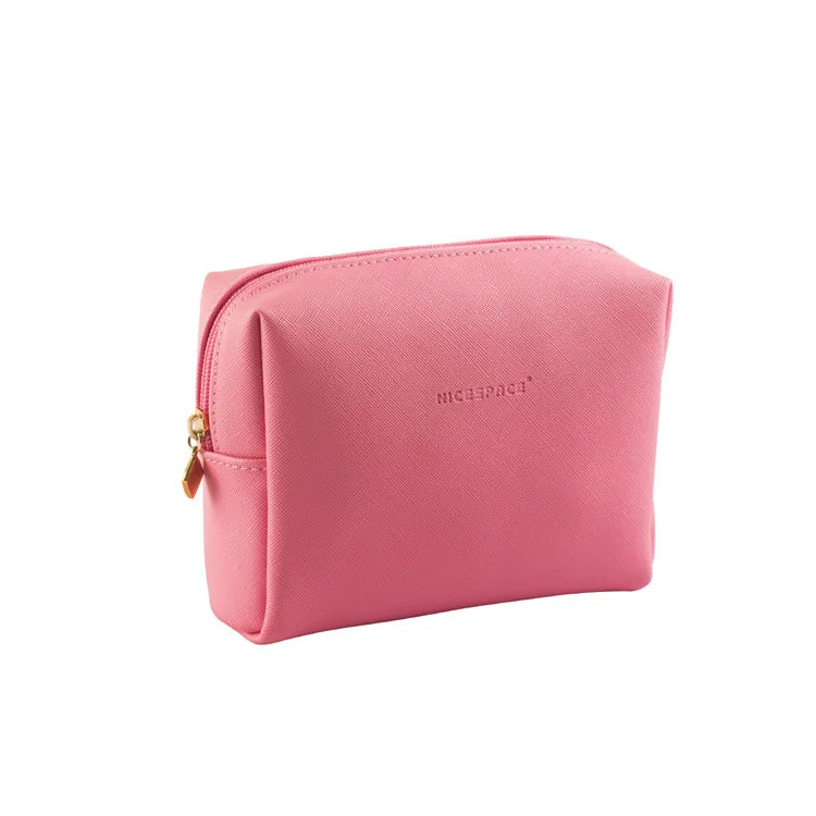 Wholesale Woman Pu Leather Wash Bag Custom Lady Makeup Bag Travel Cosmetic Bag