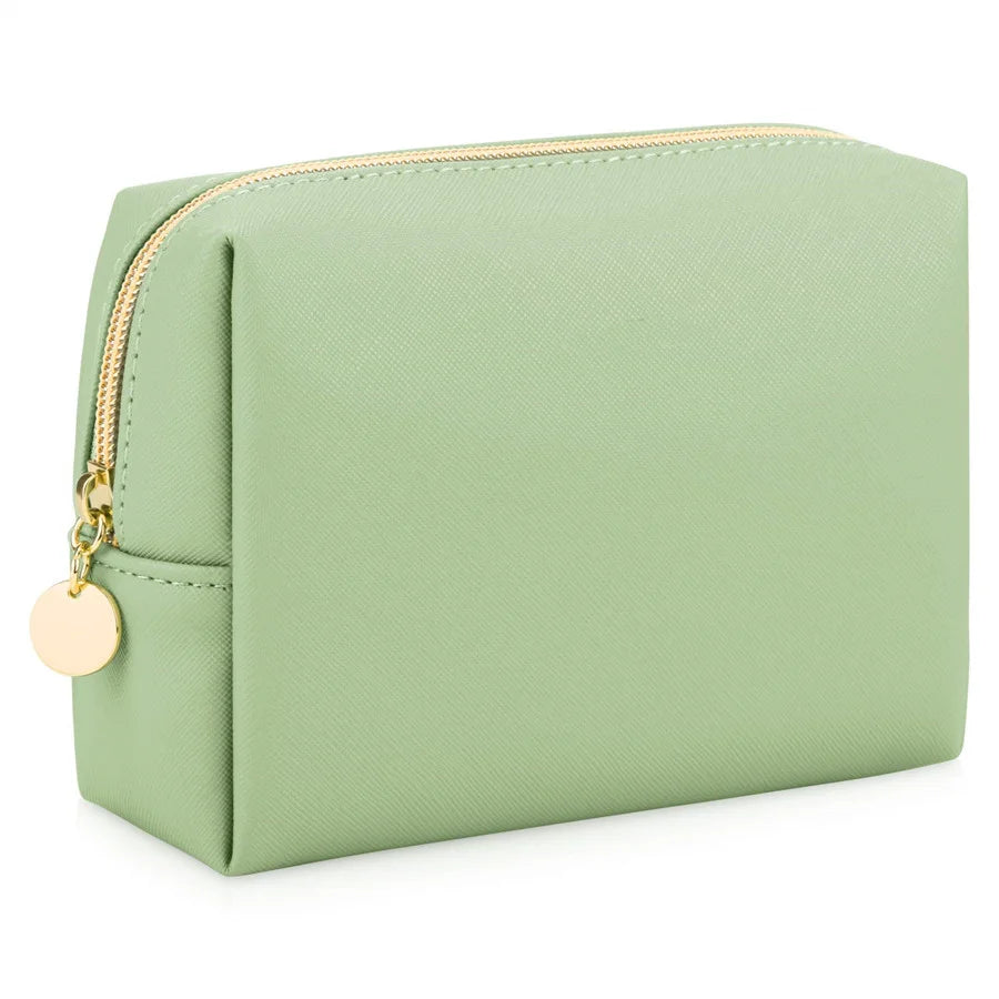 Wholesale Woman Pu Leather Wash Bag Custom Lady Makeup Bag Travel Cosmetic Bag