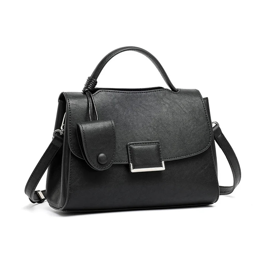 Wholesale Women's Bags Genuine Leather Women's Handbags Simple Fashion Cowhide Ladies Shoulder Bags Crossbody Bags