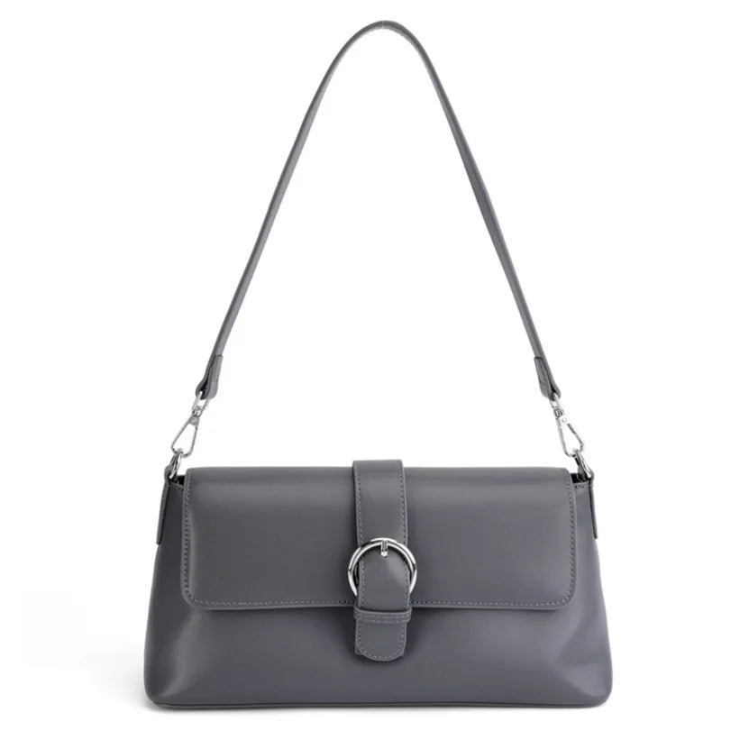 Wholesale or Custom Genuine Leather Women's Shoulder Bags Underarm Bags Elegant Ladys Bags Fashion Cowhide Crossbody Bags