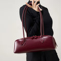 Women's 2026 New Fashion Design Large Capacity Zipper Genuine Leather Underarm Bag