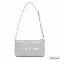 Woven PU Texturized Retro Fashion Autumn Portable Women's Medium Shoulder/Crossbody Bag Simple Light High Quality Cover Closure