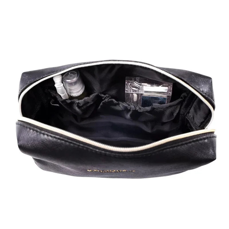 Zip Lock Canvas Envelope Mini Pu Pouch Bags Makeup with Zipper