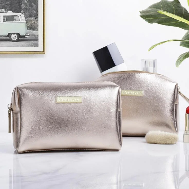 Zipper Makeup Coin Custom Mini Pouch Pu Leather With logo