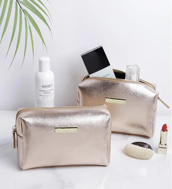 Zipper Makeup Coin Custom Mini Pouch Pu Leather With logo