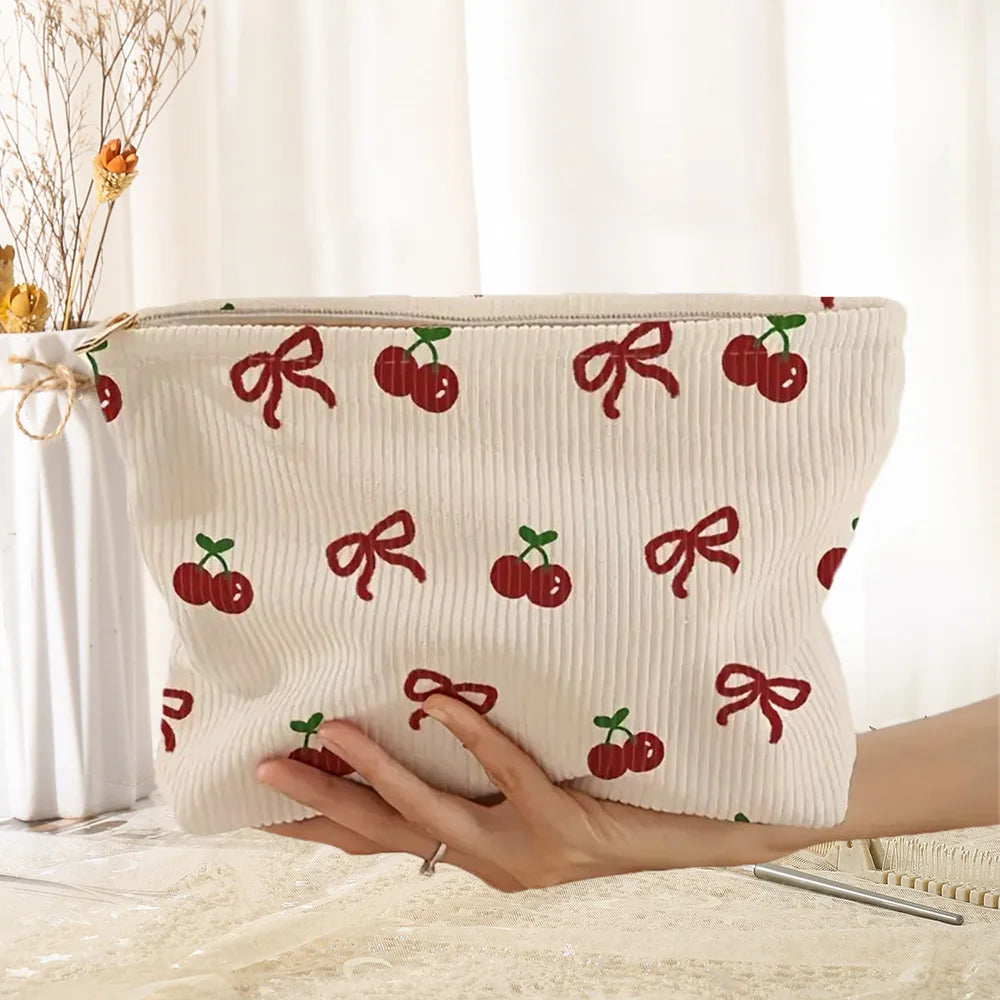 beautiful mini small portable cheap nylon custom logo cosmetic bags for artist travel zipper toiletry makeup bag