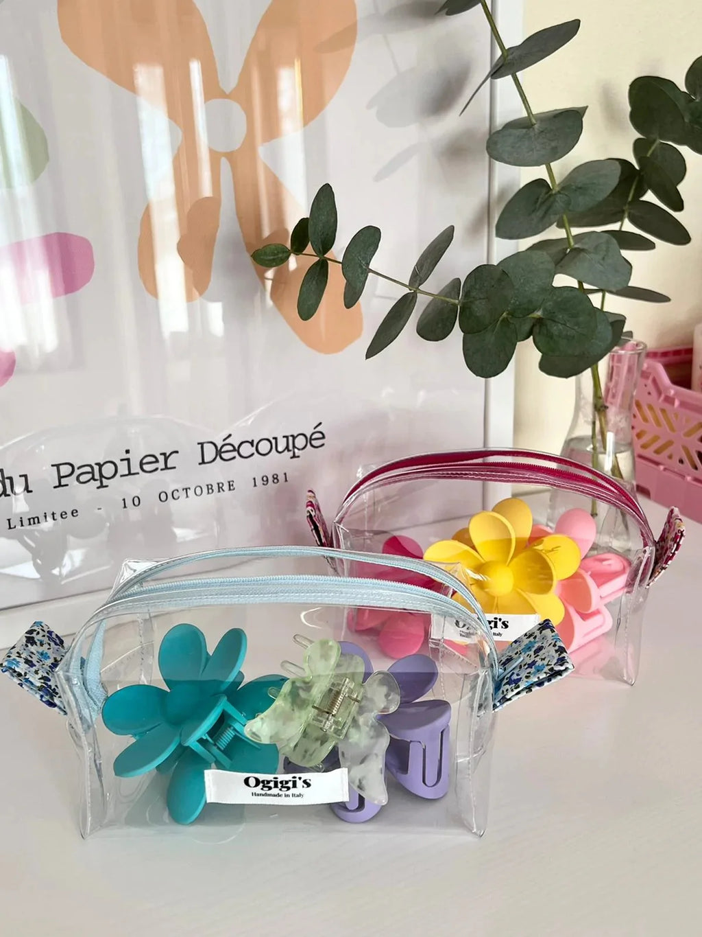 clear Make up logo Transparent Pouch Packaging Pvc Bag Cosmetics with Zipper for Cosmetic