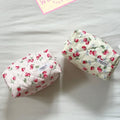 square Teddy Organic Cotton Cosmetics Bag